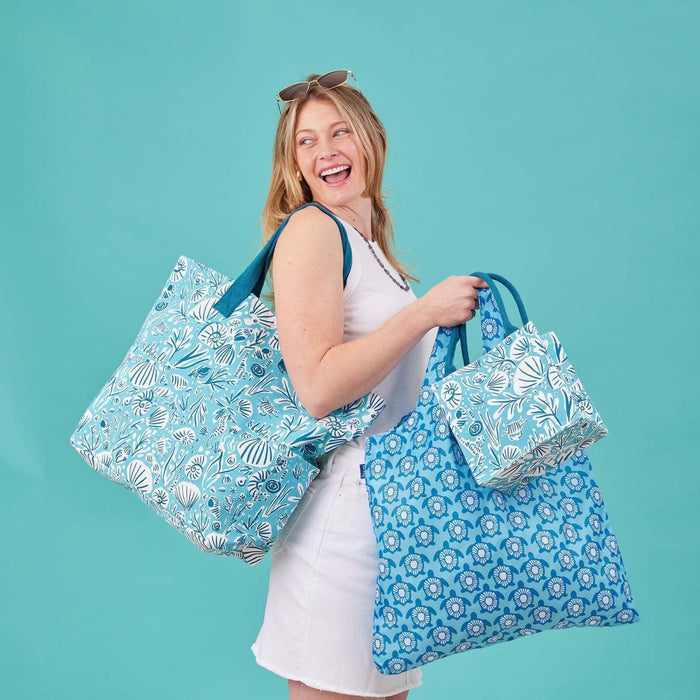 Sea Life Carryall Tote - rockflowerpaper