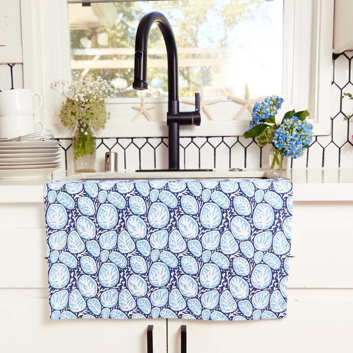 Sea Life Kitchen Cotton Towels (Set of 3) Cotton Kitchen Towel - rockflowerpaper