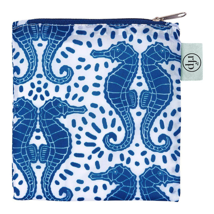 Seahorses blu Reusable Shopping Bag Reusable Shopping Bag - rockflowerpaper