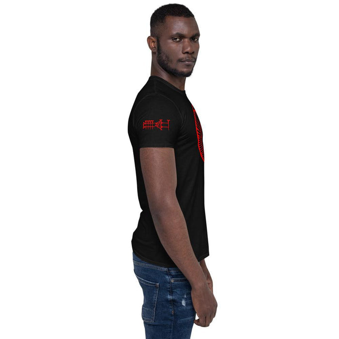Seven Demons Sigil Babylonian Short-Sleeve Unisex T-Shirt - The Luciferian Apotheca