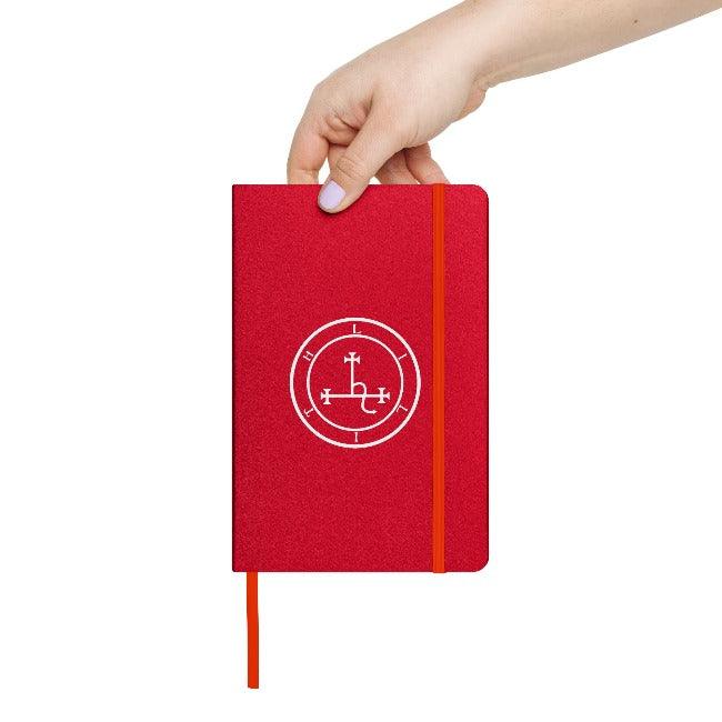 Sigil of Lilith Red Hardcover Book of Shadows
