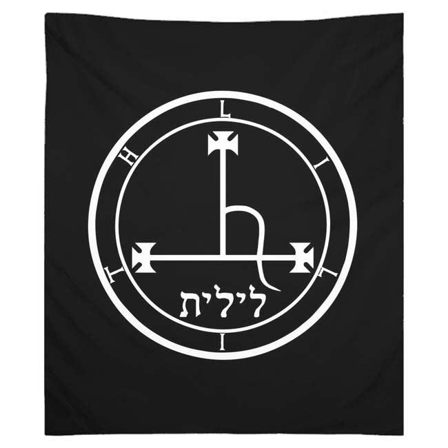Sigil of Lilith Tapestries - The Luciferian Apotheca