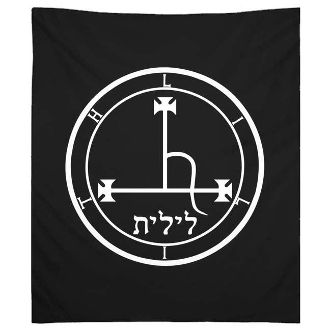 Sigil of Lilith Tapestries - The Luciferian Apotheca