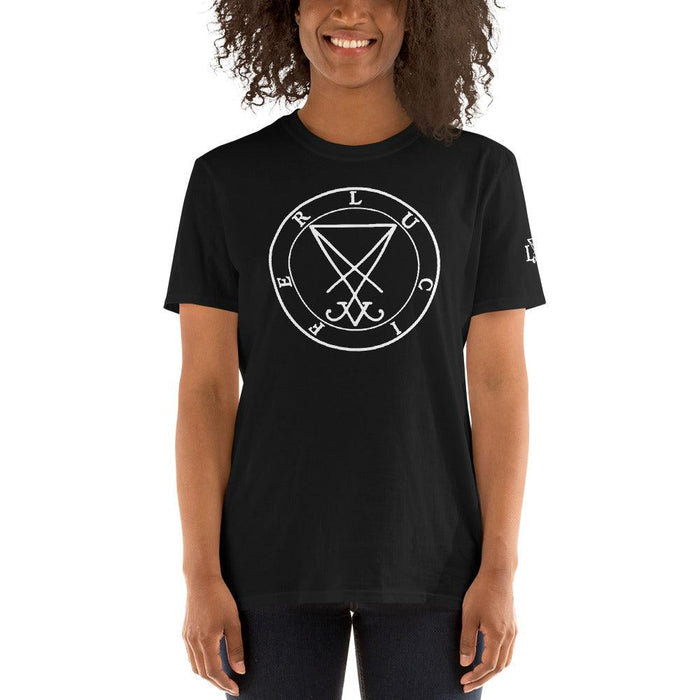 Sigil of Lucifer Morningstar Short-Sleeve Unisex T-Shirt - The Luciferian Apotheca