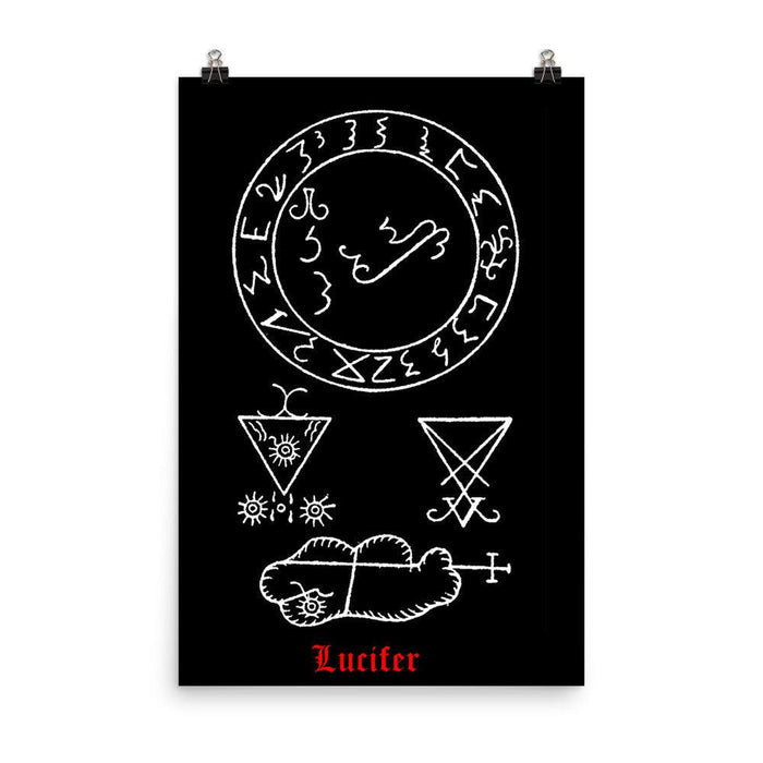 24 X 36 Sigil of Lucifer