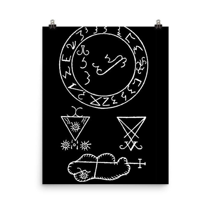 Sigil of Lucifer Poster - The Luciferian Apotheca