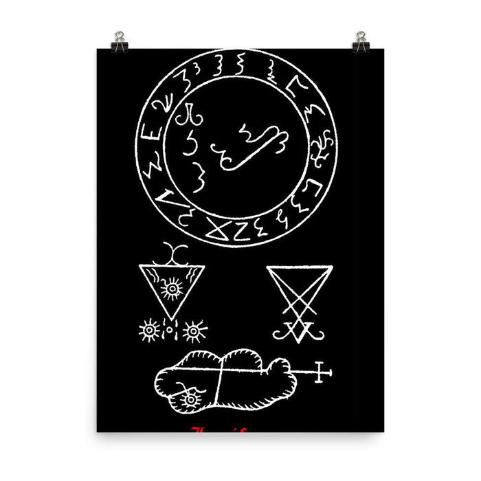 Sigil of Lucifer Poster - The Luciferian Apotheca