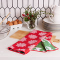 Snowflake blu Kitchen Tea Towel Tea Towel - Rockflowerpaper