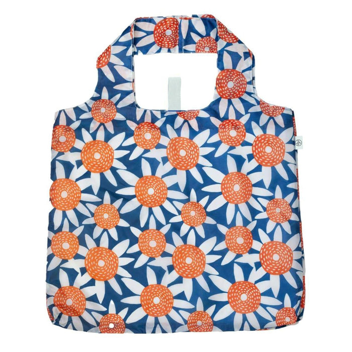 Straw Sunflowers blu Reusable Shopping Bag Reusable Shopping Bag - rockflowerpaper