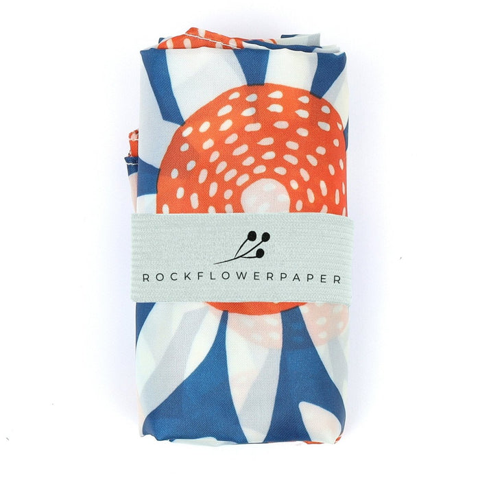 Straw Sunflowers blu Reusable Shopping Bag Reusable Shopping Bag - rockflowerpaper