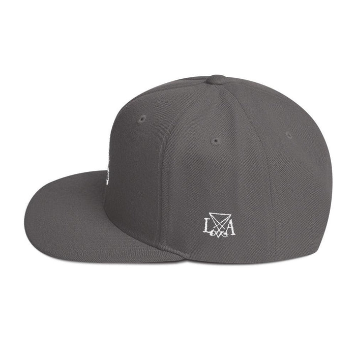 Sulfur Cross of Leviathan Snapback Hat - The Luciferian Apotheca