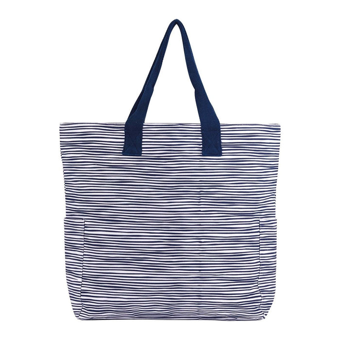 Suri Navy Carryall Tote - rockflowerpaper
