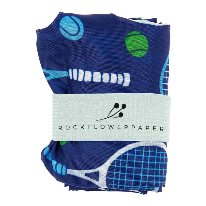 Tennis Navy blu Reusable Shopping Bag Reusable Shopping Bag - rockflowerpaper