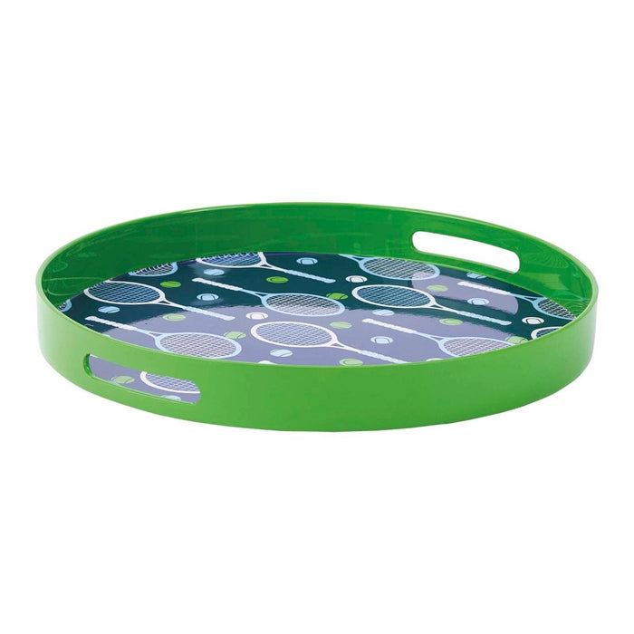 Tennis 15 Inch Round Tray Tray - rockflowerpaper
