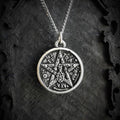Tetragrammaton Magick Pendant with antique finish - The Luciferian Apotheca