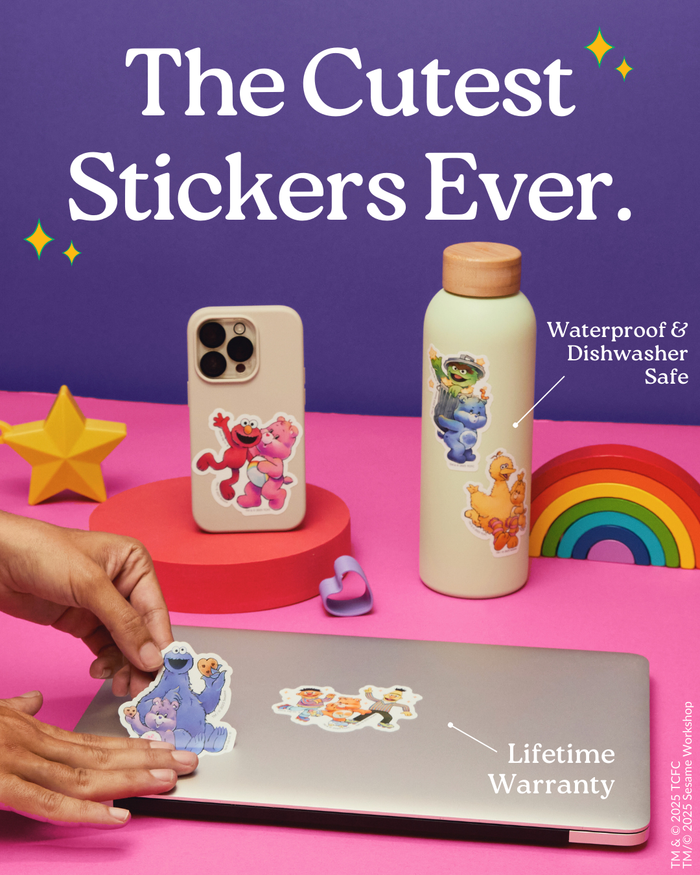 The Bedtime Bear And The Count With Stars Sticker