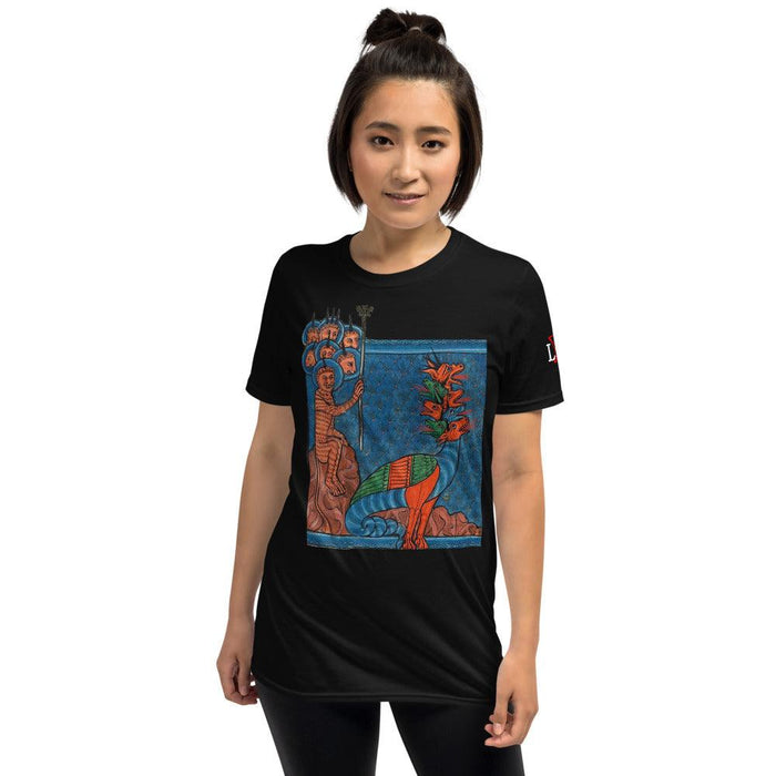 Red Dragon Bestows Power unto the Beast from the Abyss T-Shirt