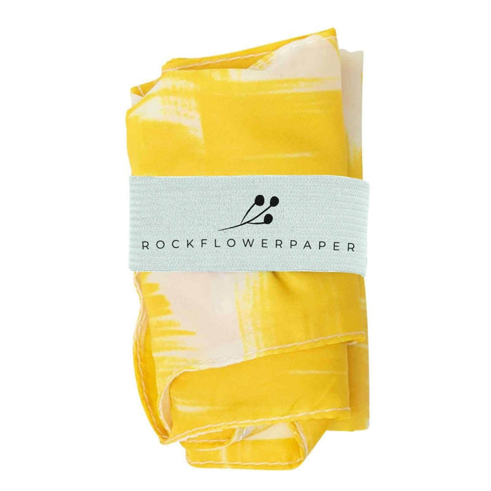 Thea Yellow blu Reusable Shopping Bag Reusable Shopping Bag - Rockflowerpaper