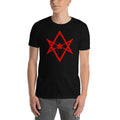 Thelema Unicursal Hexagram Short-Sleeve Unisex T-Shirt - The Luciferian Apotheca