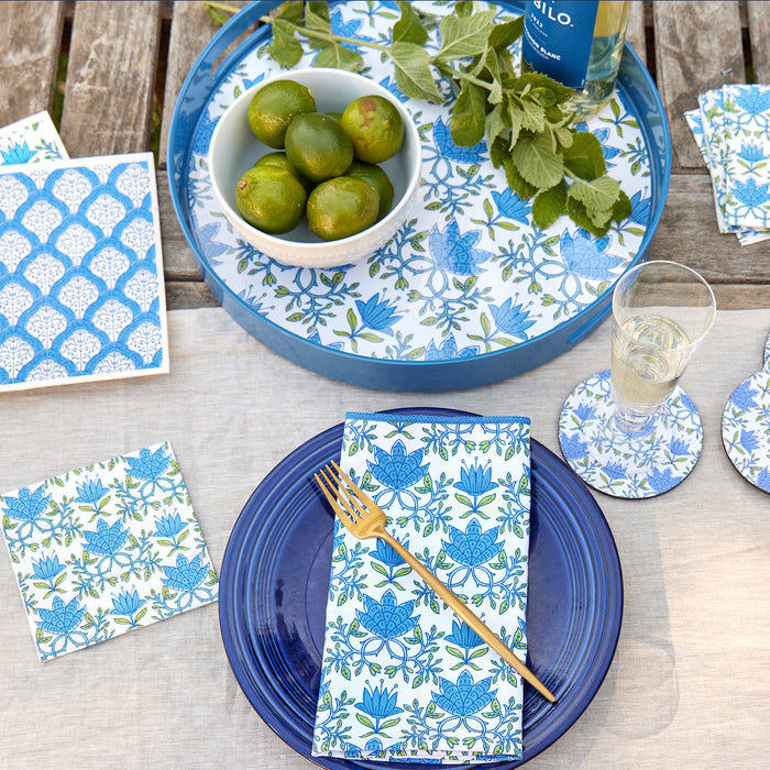 Tilly Blue Eco Dinner Napkins (Set of 6)