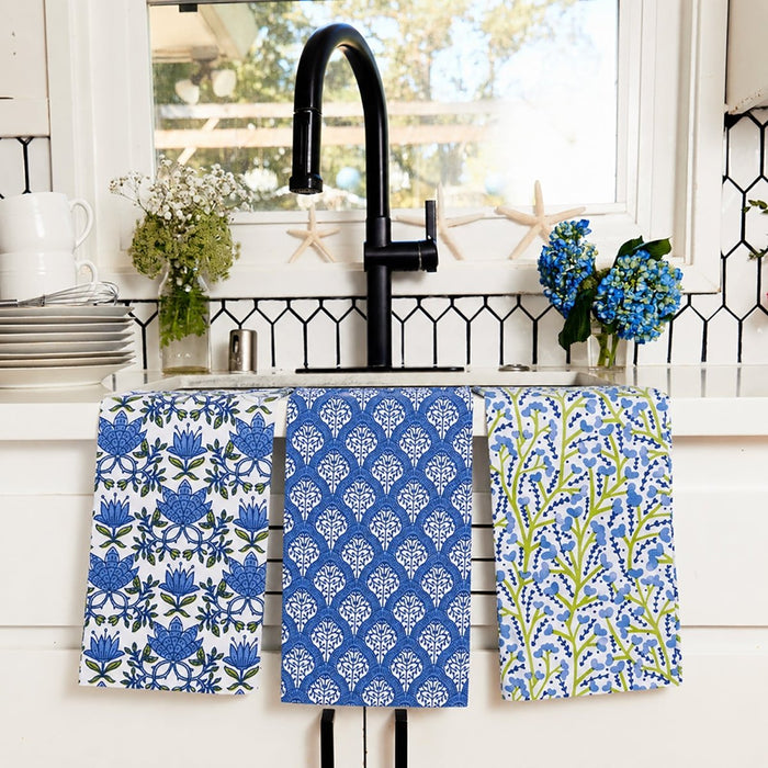 Tilly & Fifer Cotton Kitchen Towels (Set of 3) Cotton Kitchen Towel - Rockflowerpaper