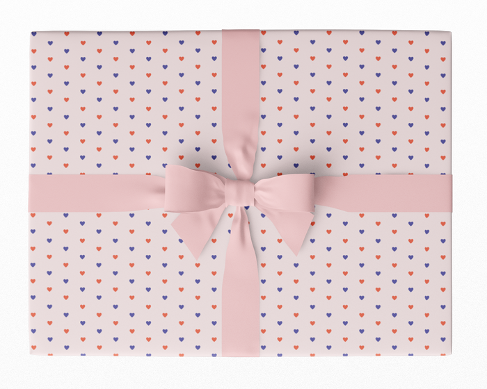tiny heart double-sided wrap