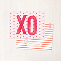 Tiny Hearts XO Card
