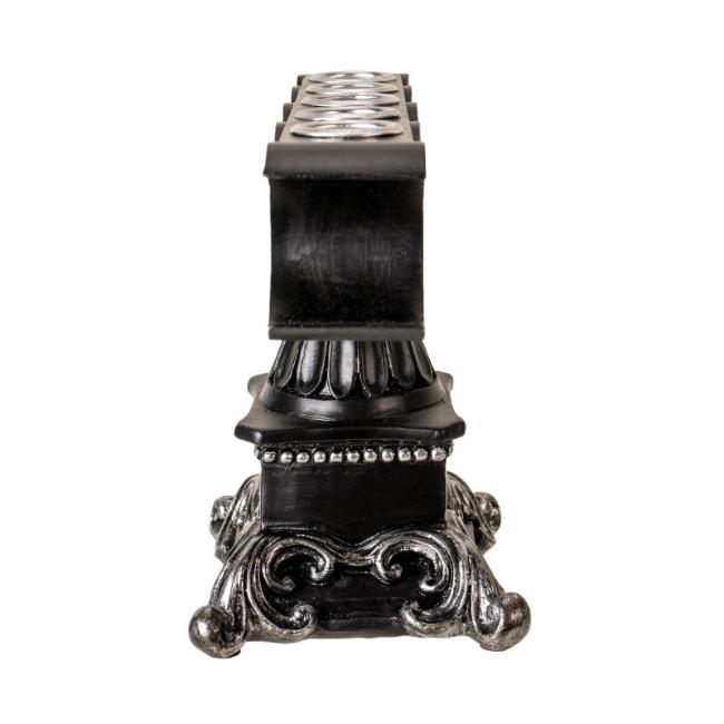 Triple Moon 5 Taper Candle Holder | Hecate Altar Decor