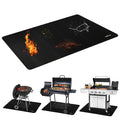 Upgrade 48 x 30 Inch Under Grill Mats for Outdoor Grill, 2mm Thick