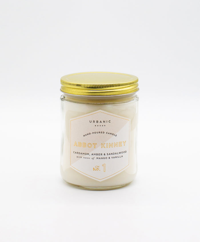 urbanic signature hand poured candles - 4 oz & 16 oz