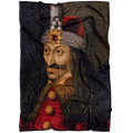 Vlad Tepes Dracula Painting Fleece Blanket - The Luciferian Apotheca