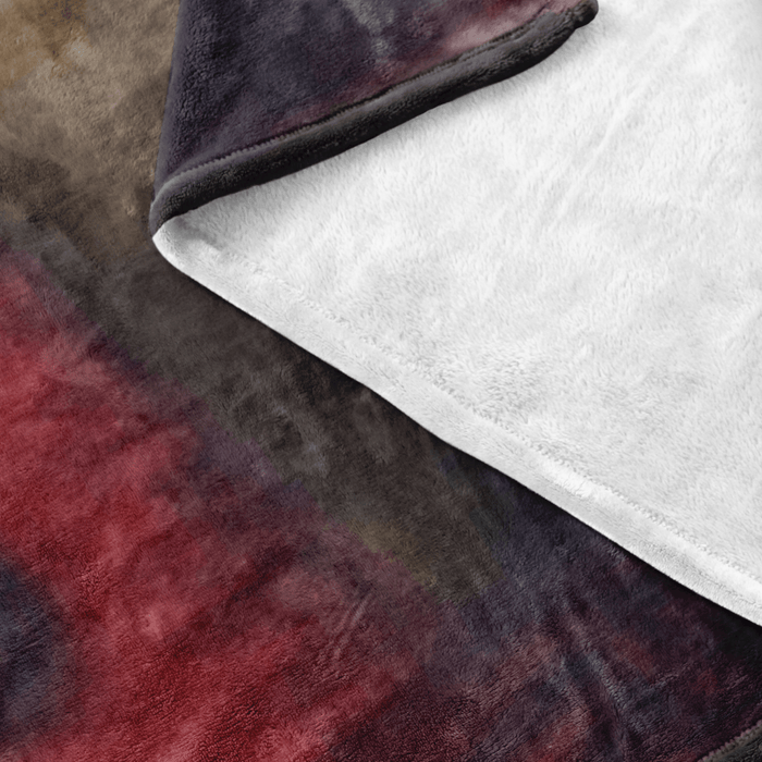 Vlad Tepes Dracula Painting Fleece Blanket - The Luciferian Apotheca