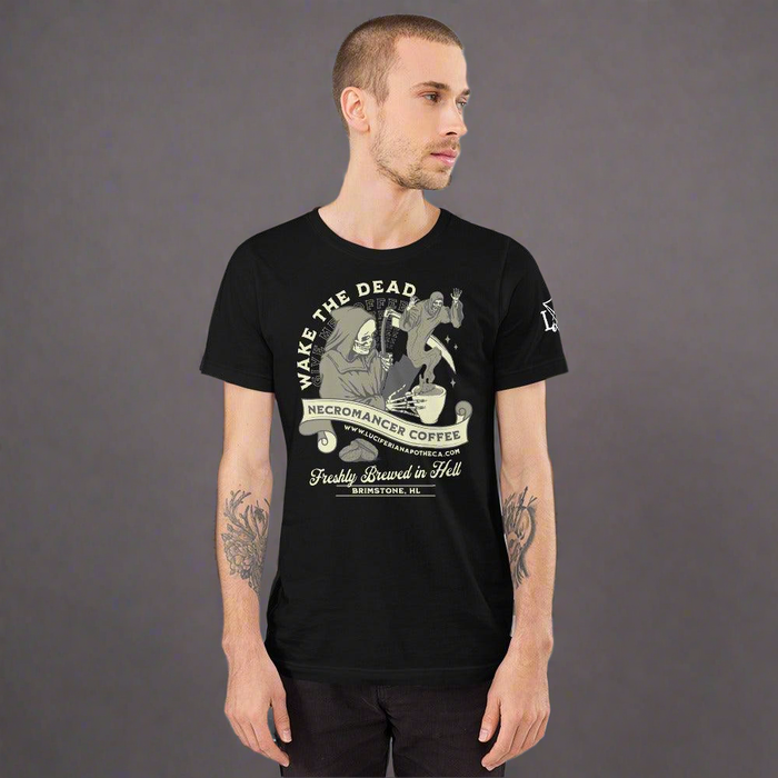 Wake the Dead - Necromancer Coffee Unisex t-shirt