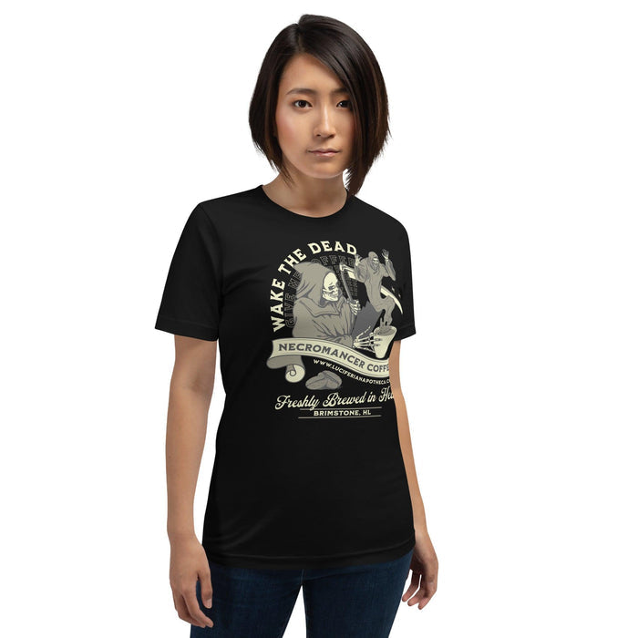 Wake the Dead - Necromancer Coffee Unisex t-shirt - The Luciferian Apotheca