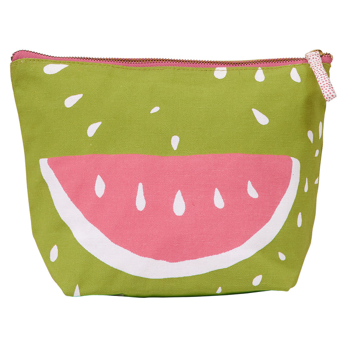 Watermelon Large Essential Canvas Pouch
