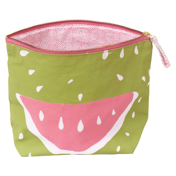 Watermelon Large Essential Canvas Pouch