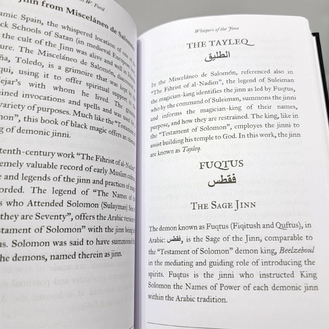 Whispers of the Jinn: Arabic Black Magic | Comprehensive Grimoire by Michael W. Ford