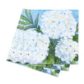 White Hydrangeas Paper Cocktail Napkins (Pack of 25) Paper Cocktail Napkin - rockflowerpaper