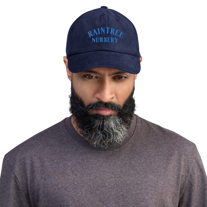 Winter Edition Corduroy Hat in Blue-Raintree Nursery-