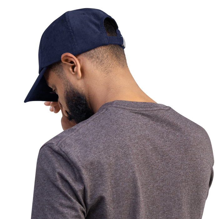 Winter Edition Corduroy Hat in Blue-Raintree Nursery-