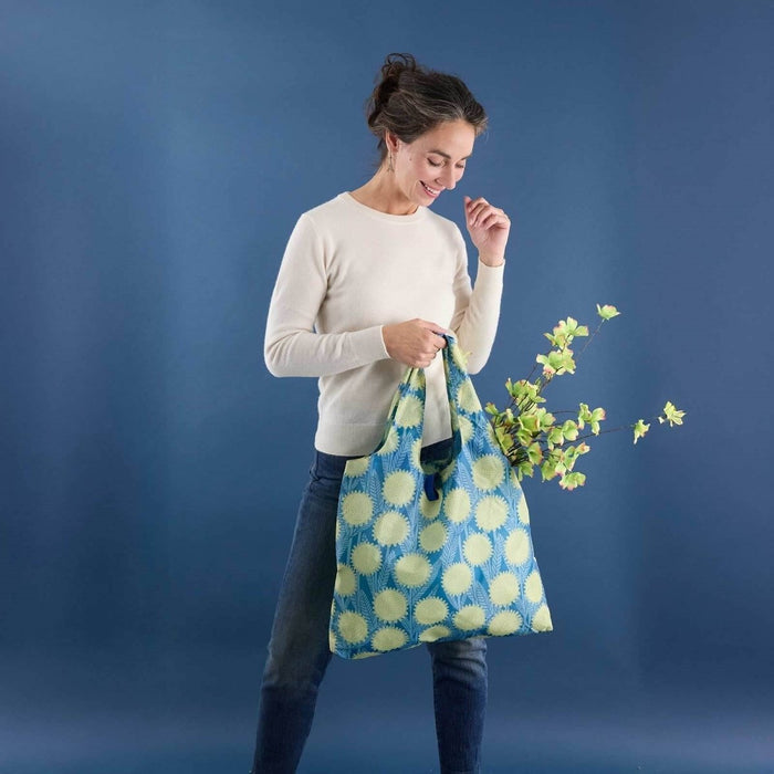 Wynn blu Bag Reusable Shopping Bag - rockflowerpaper