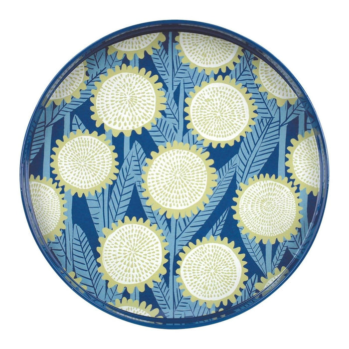 Wynn Round Lacquer Serving Tray Tray - rockflowerpaper