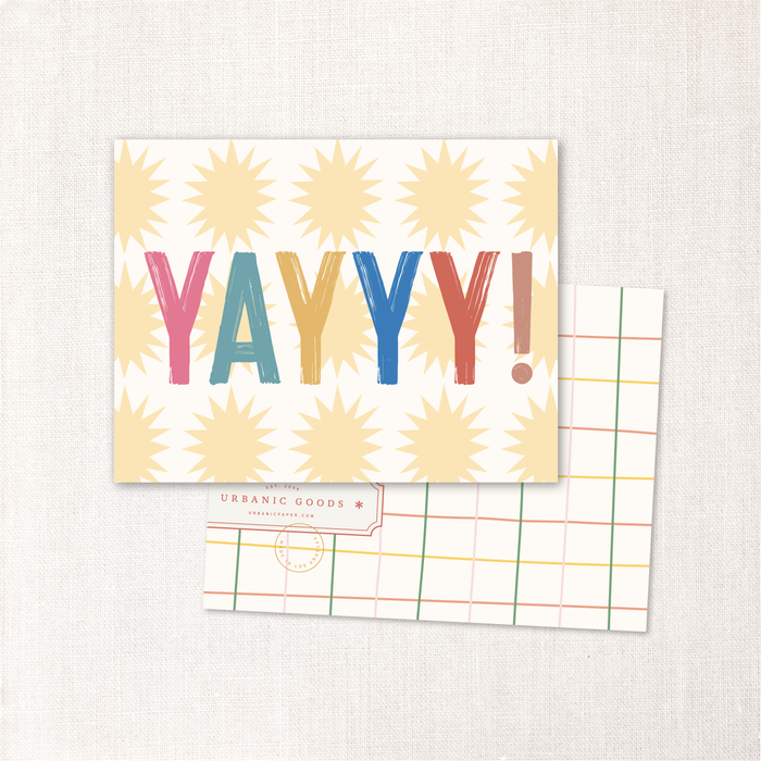 yayyy! card