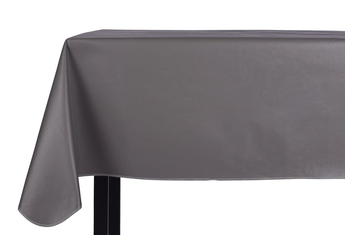 Yourtablecloth Heavy Duty Vinyl Rectangle or Square Tablecloth – 6 Gauge Heavy Duty Tablecloth – Flannel Backed – Wipeable Tablecloth with Vivid Colors & Many Sizes 52 x 120 Ruby Red
